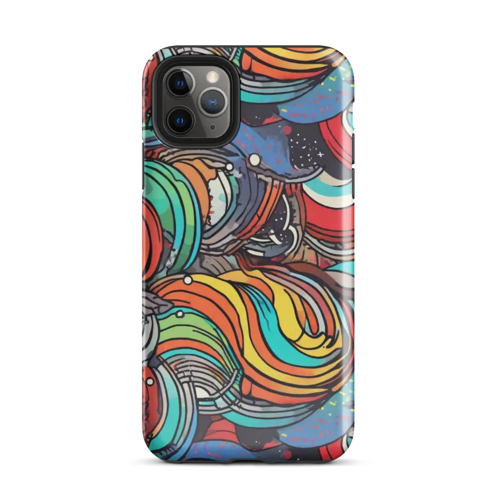 Neon Pond Sonata on Tough Case for iPhone® — Front