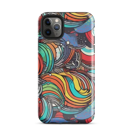 Neon Pond Sonata on a Tough Case for iPhone®