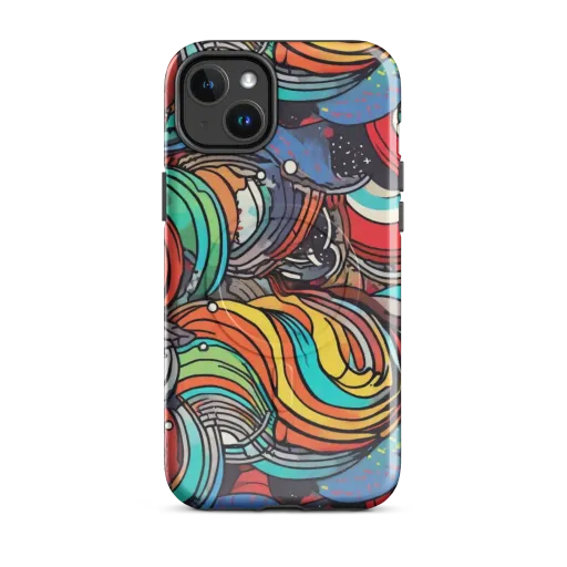 Neon Pond Sonata on a MagSafe Tough Case for iPhone®