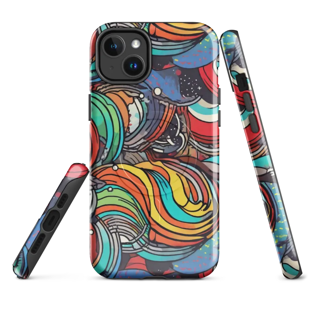 Neon Pond Sonata on MagSafe Tough Case for iPhone® — Front