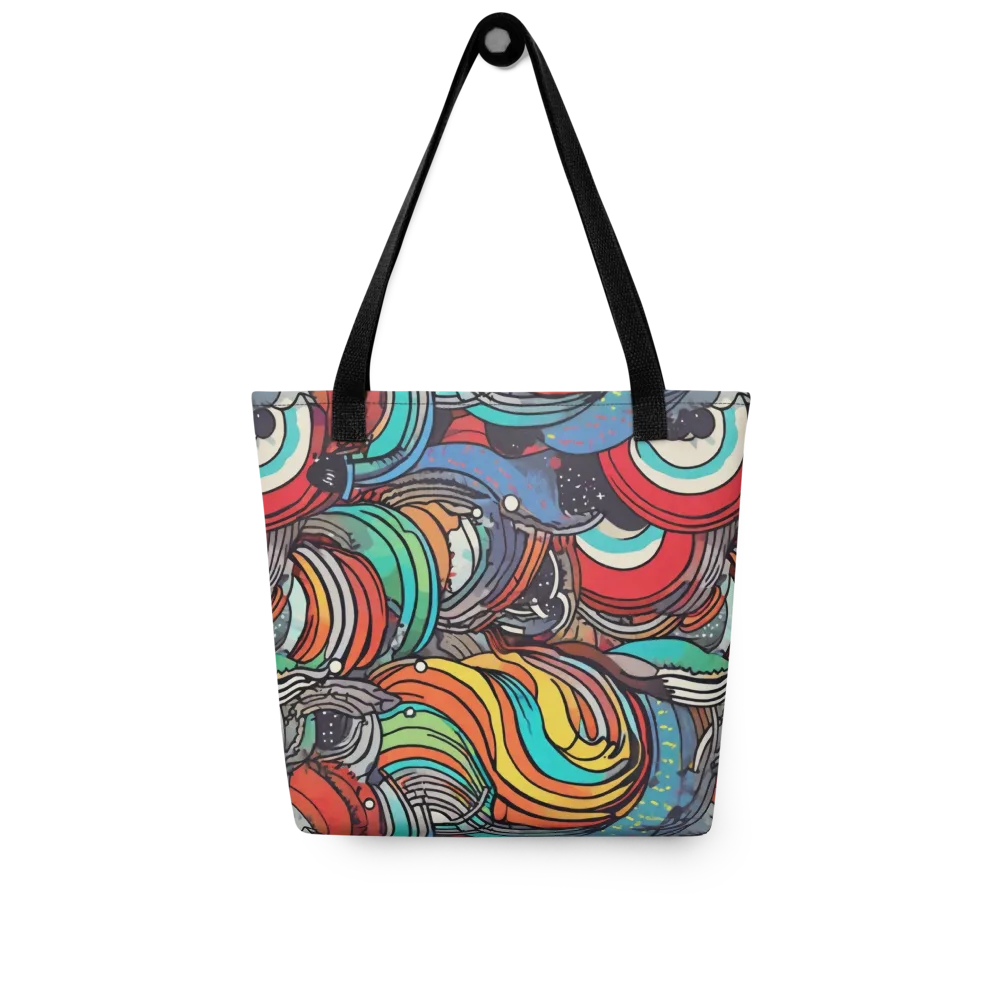 Neon Pond Sonata on Tote Bag — Front