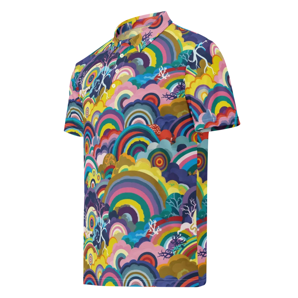 Prismwood Reverie on Men's Slim Fit Polo Shirt — Left Front