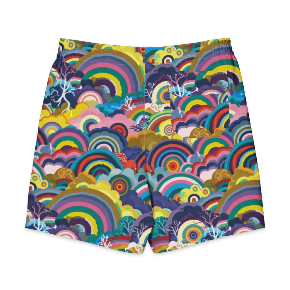Prismwood Reverie on Men's Board Shorts — Back