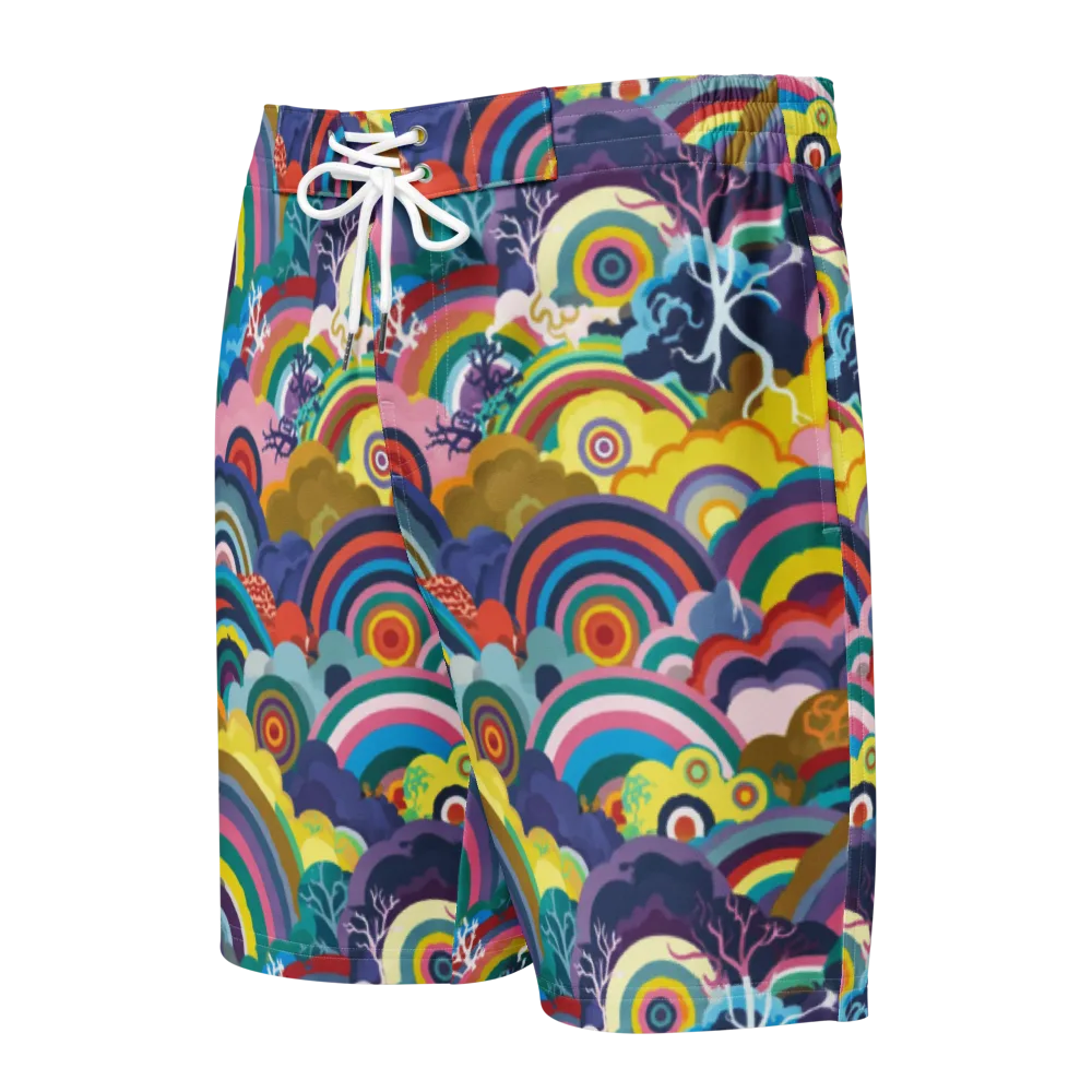 Prismwood Reverie on Men's Board Shorts — Front