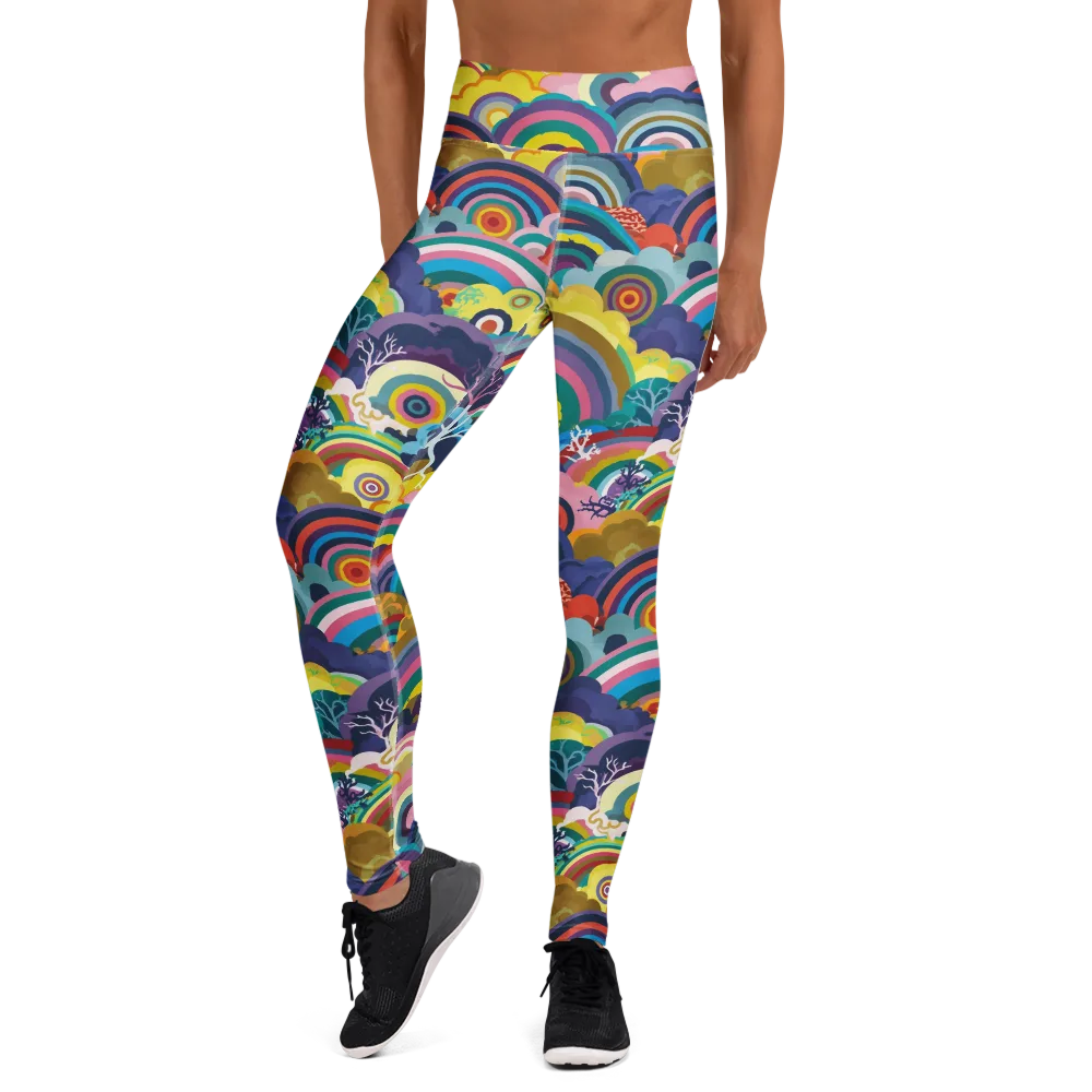 Prismwood Reverie on Yoga Leggings — Front