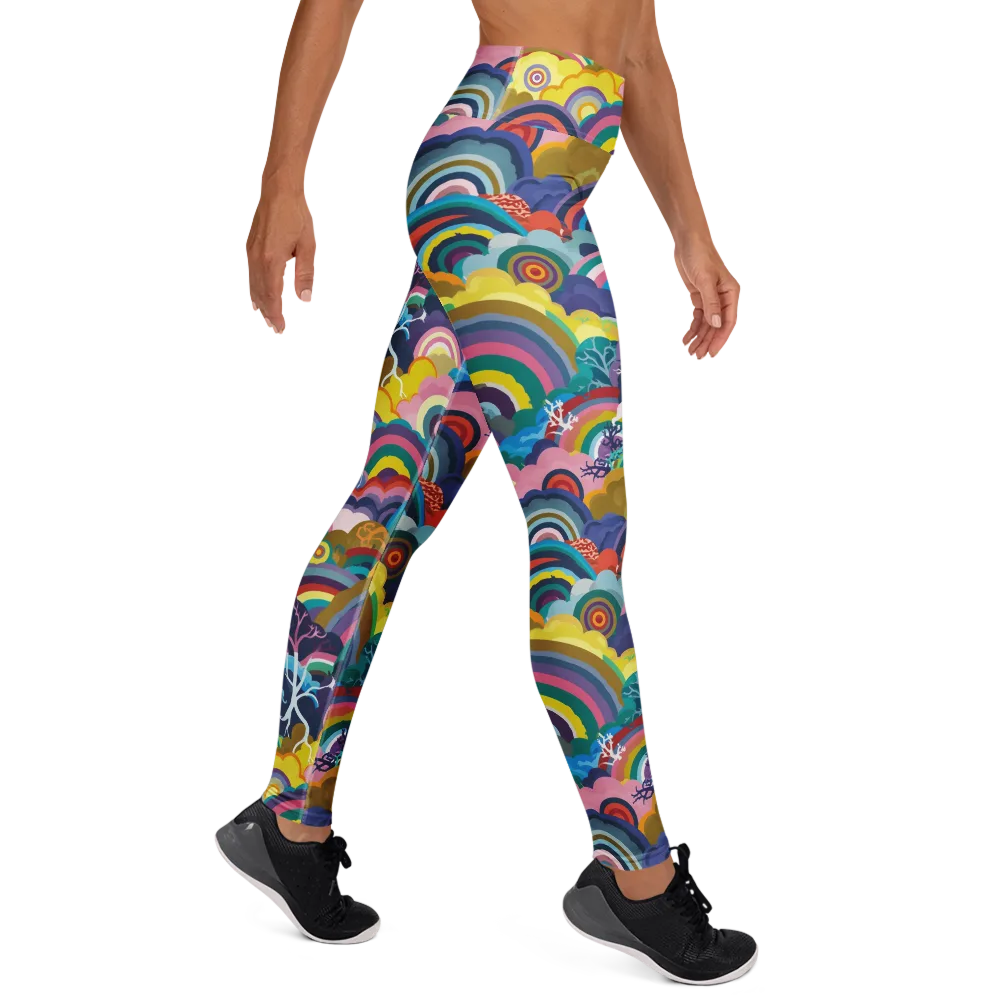 Prismwood Reverie on Yoga Leggings — Right