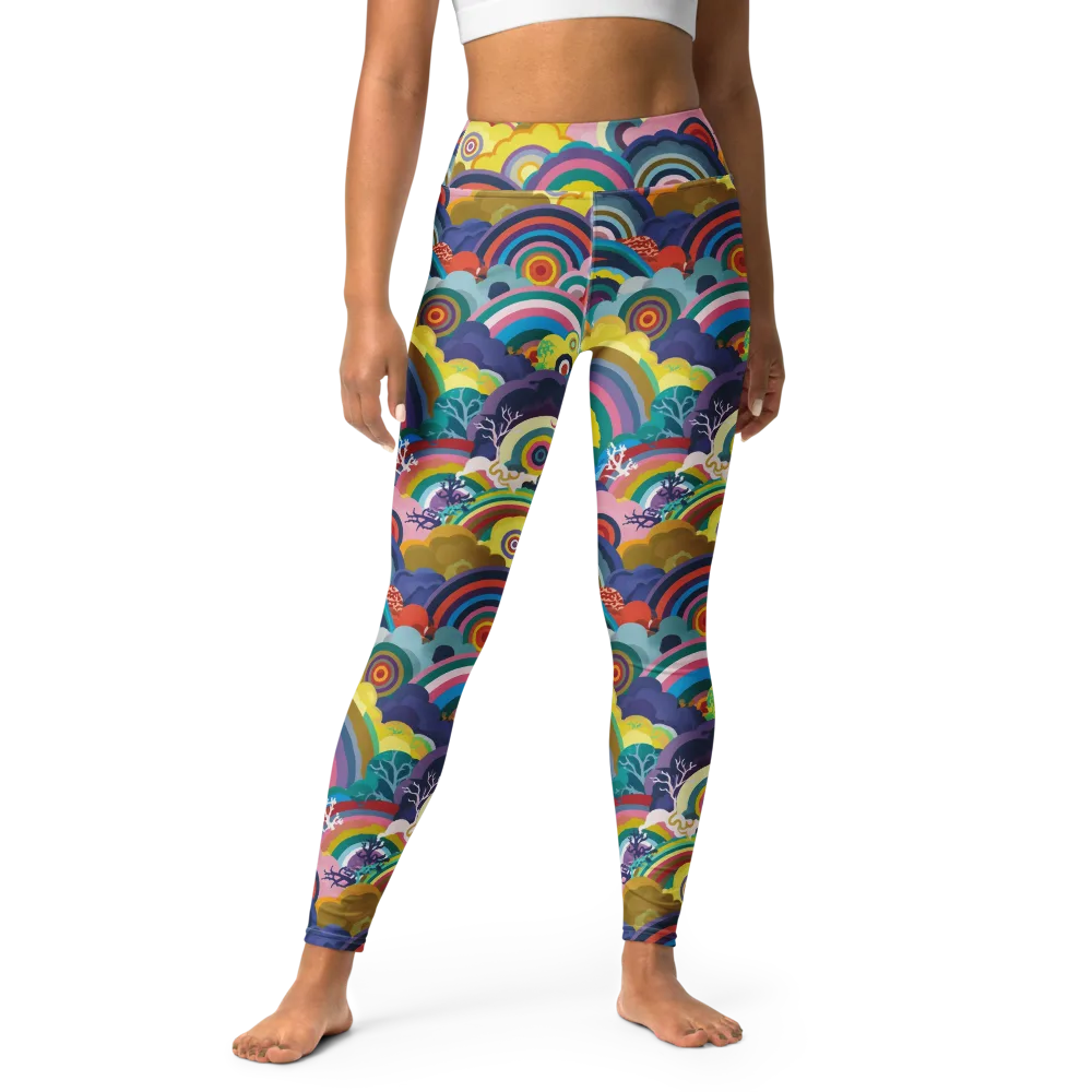 Prismwood Reverie on Yoga Leggings — Front