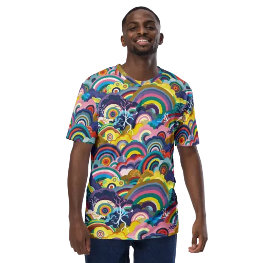 Prismwood Reverie on a Men's Crew Neck T-Shirt