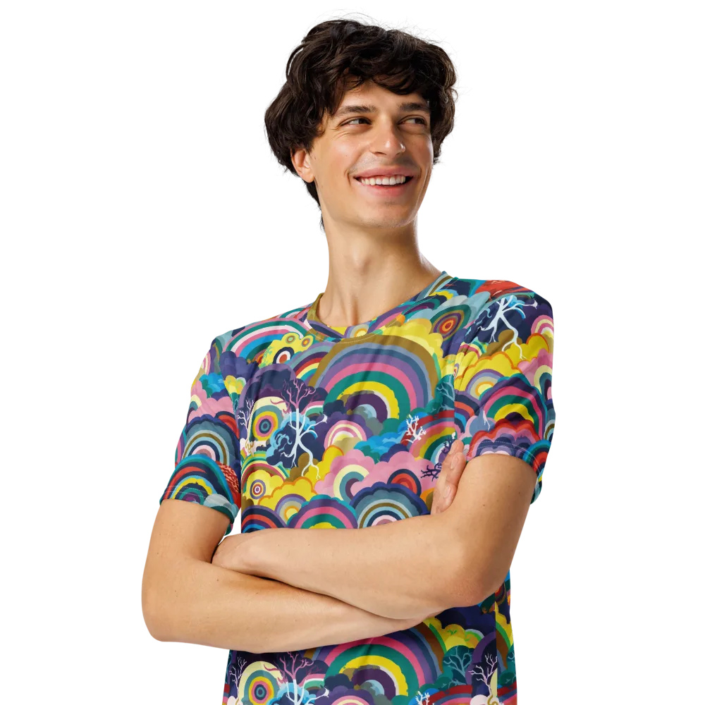 Prismwood Reverie on Men's Crew Neck T-Shirt — Left Front