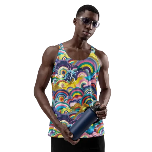 Prismwood Reverie on a Men's Tank Top