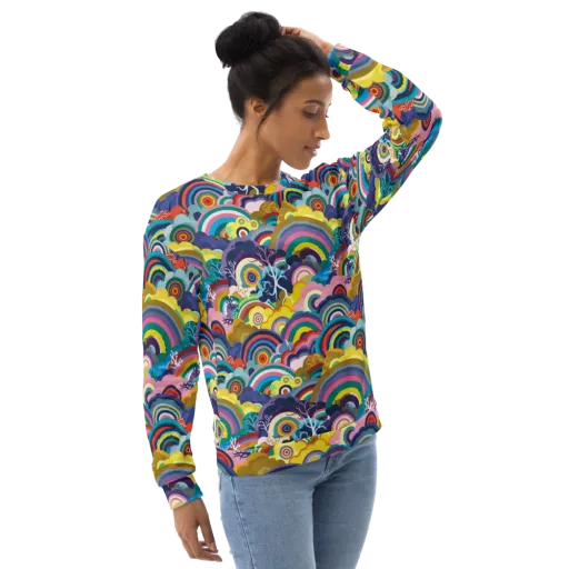 Prismwood Reverie on a Sweatshirt