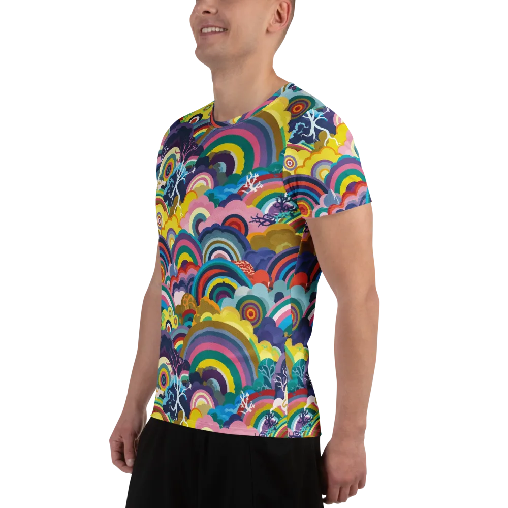 Prismwood Reverie on Men's Athletic T-Shirt — Left