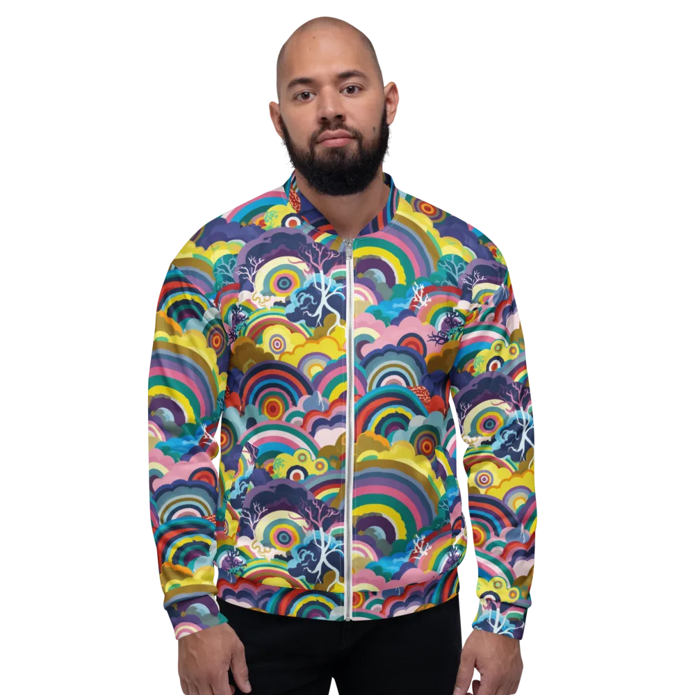 Prismwood Reverie on Bomber Jacket — Front