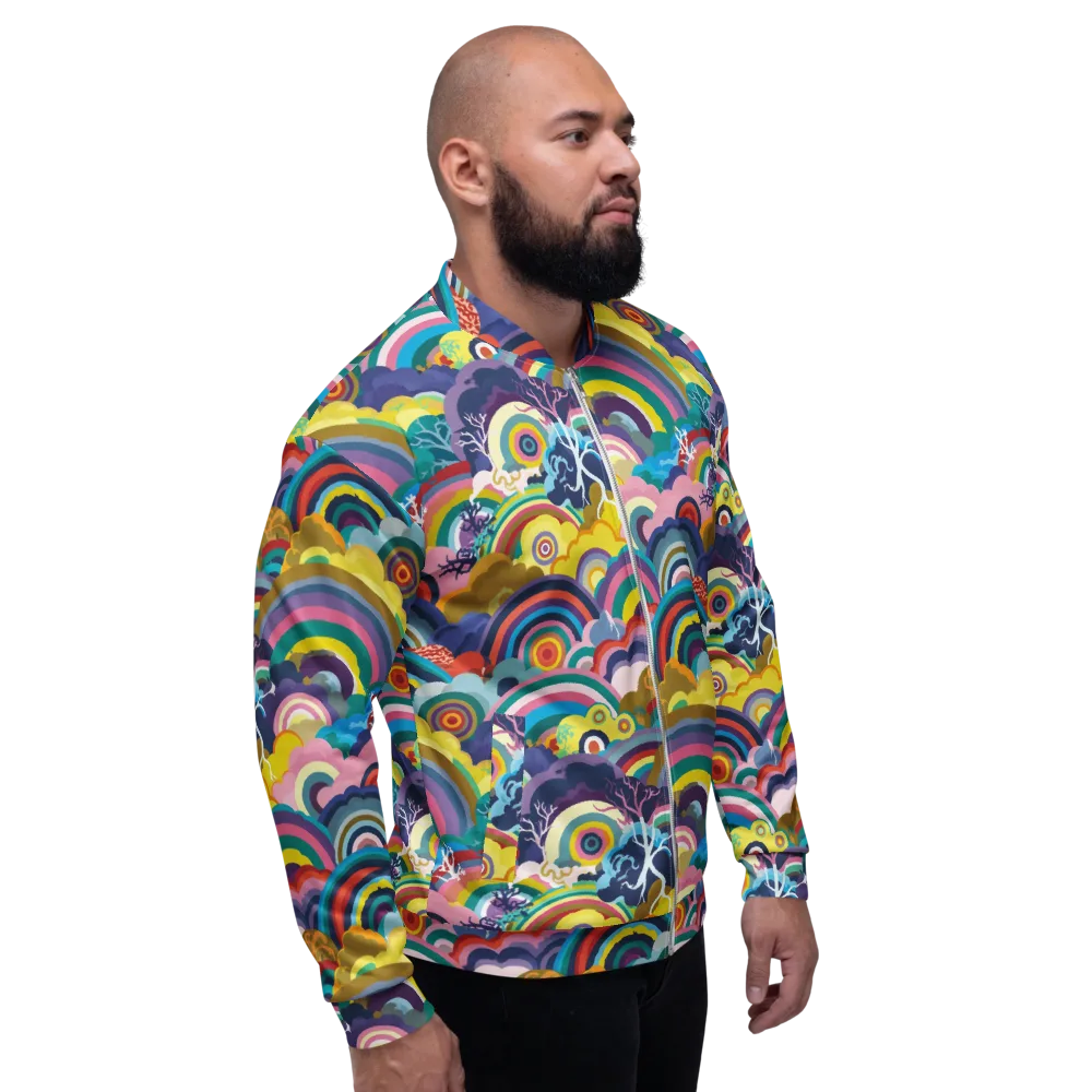 Prismwood Reverie on Bomber Jacket — Right