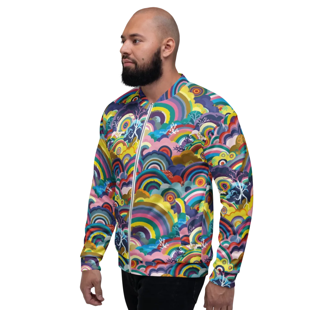 Prismwood Reverie on Bomber Jacket — Left
