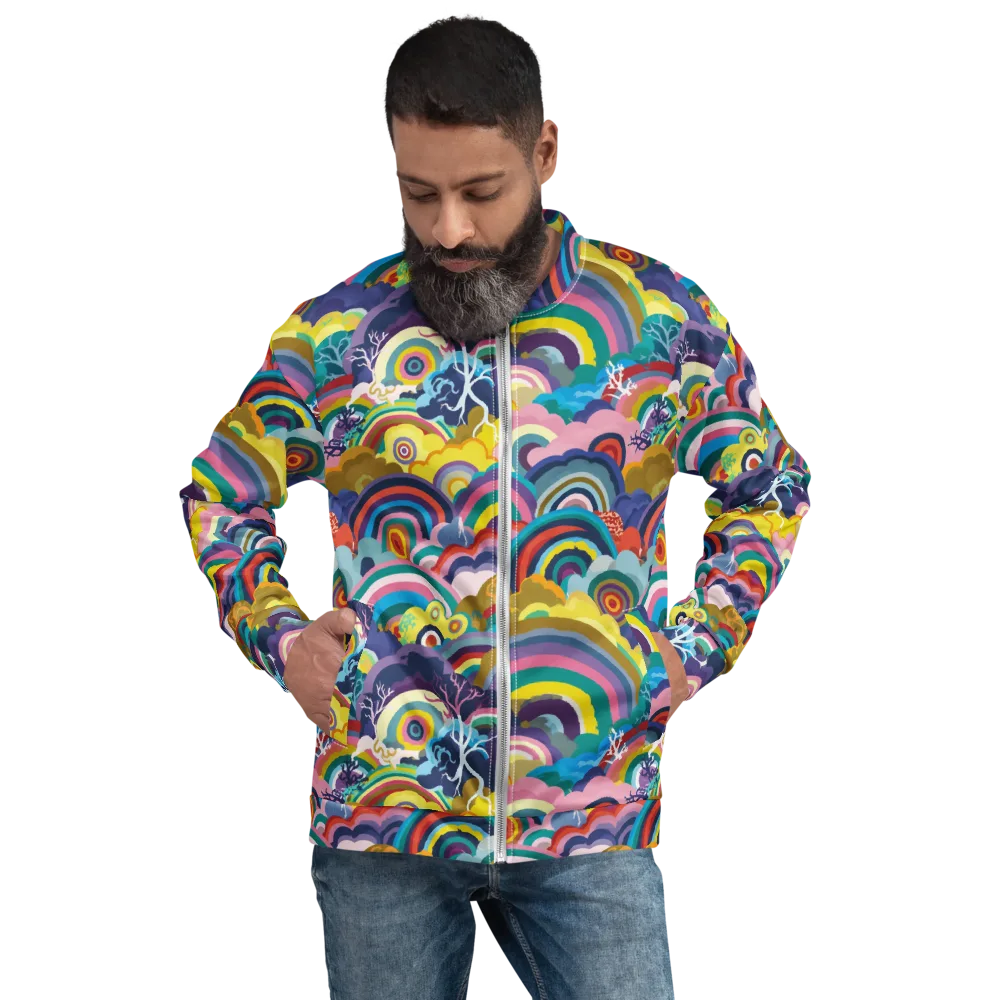 Prismwood Reverie on Bomber Jacket — Front