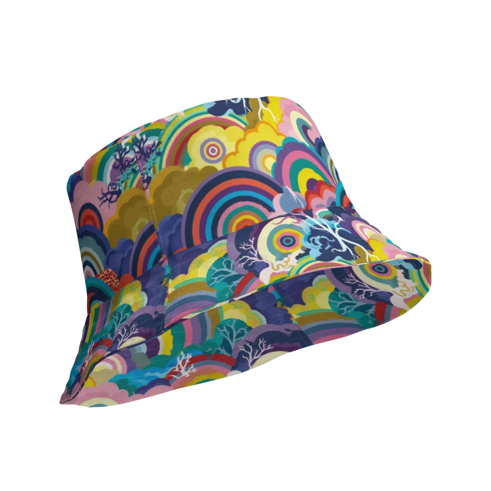 Prismwood Reverie on Reversible Bucket Hat — Product details Outside