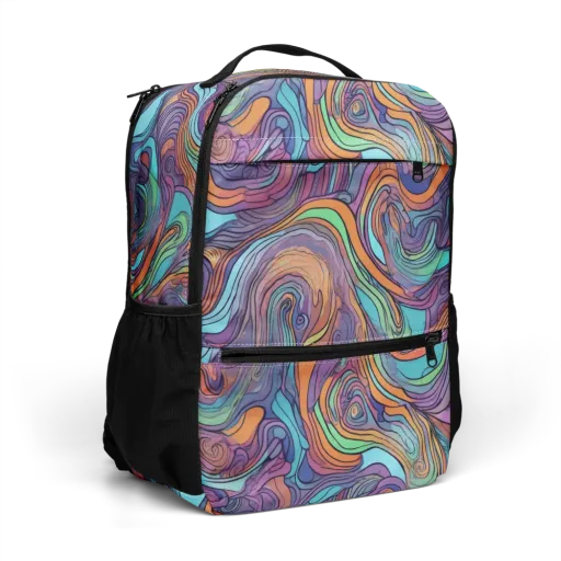Tidal Psychedelia on a Utility Backpack