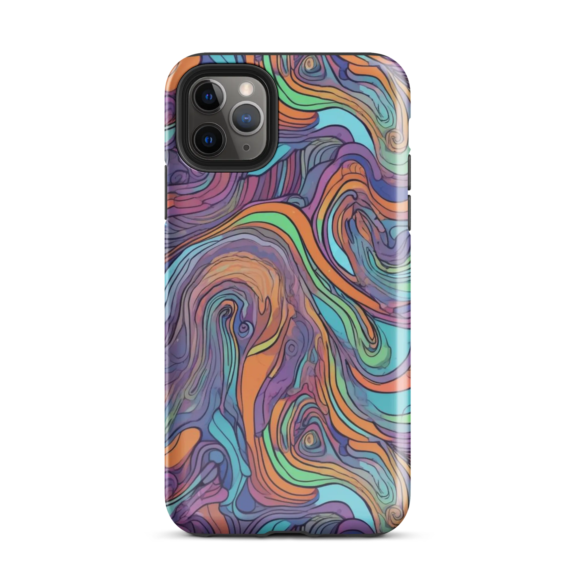 Tidal Psychedelia on Tough Case for iPhone® — Front