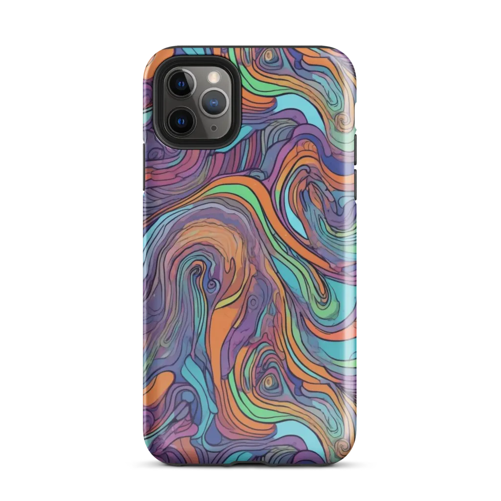 Tidal Psychedelia on Tough Case for iPhone® — Front