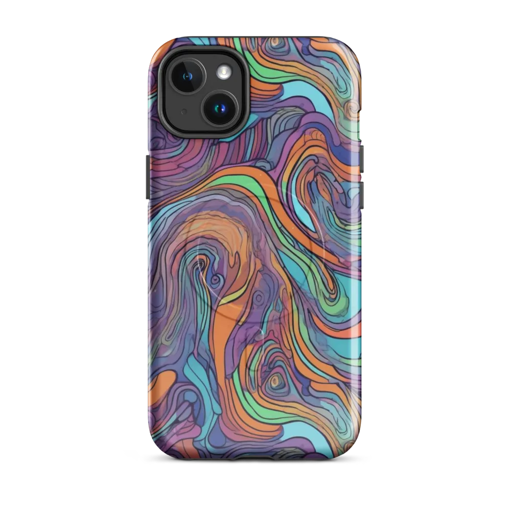 Tidal Psychedelia on MagSafe Tough Case for iPhone® — Front