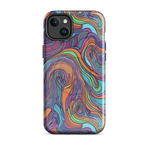 Tidal Psychedelia on a MagSafe Tough Case for iPhone®