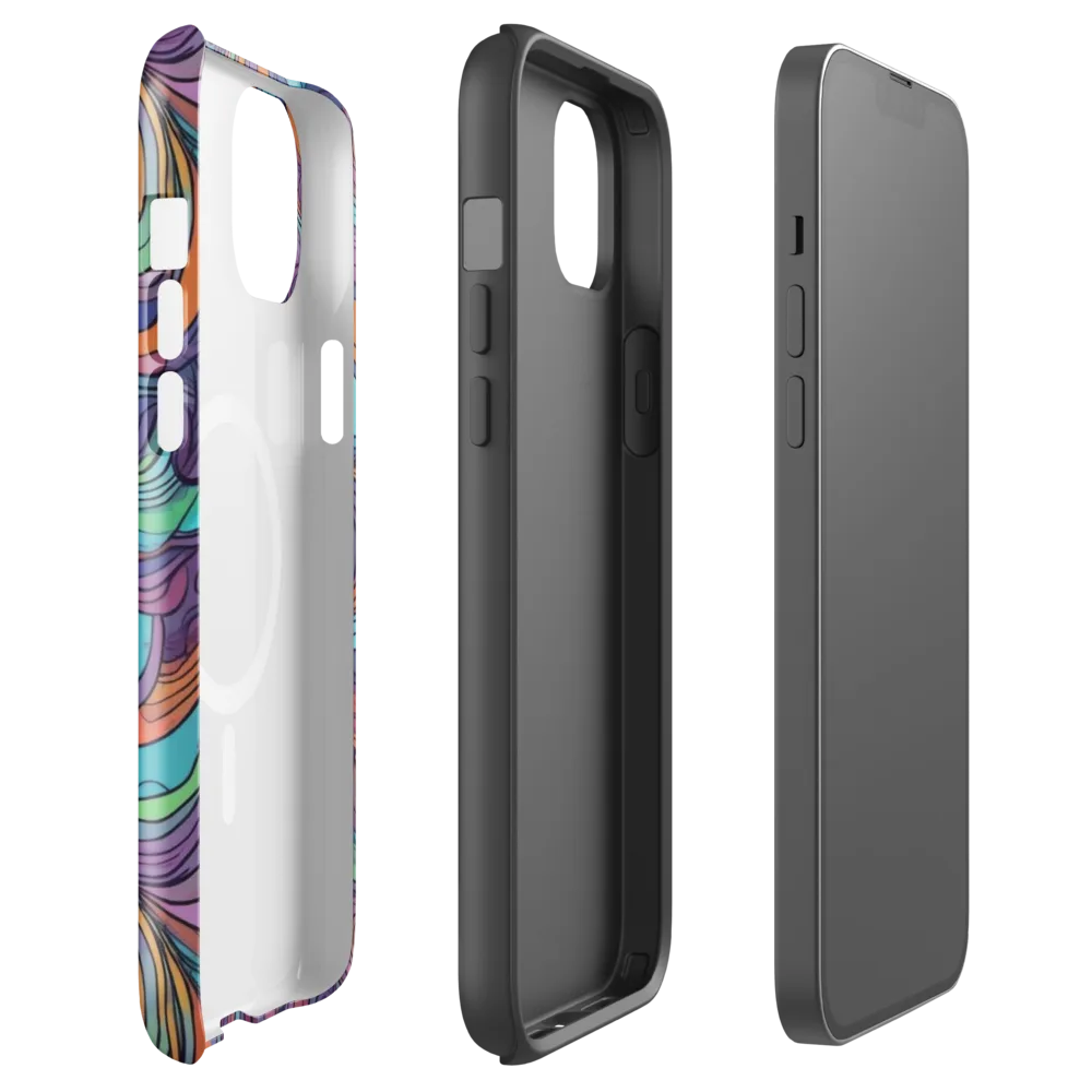 Tidal Psychedelia on MagSafe Tough Case for iPhone® — Front
