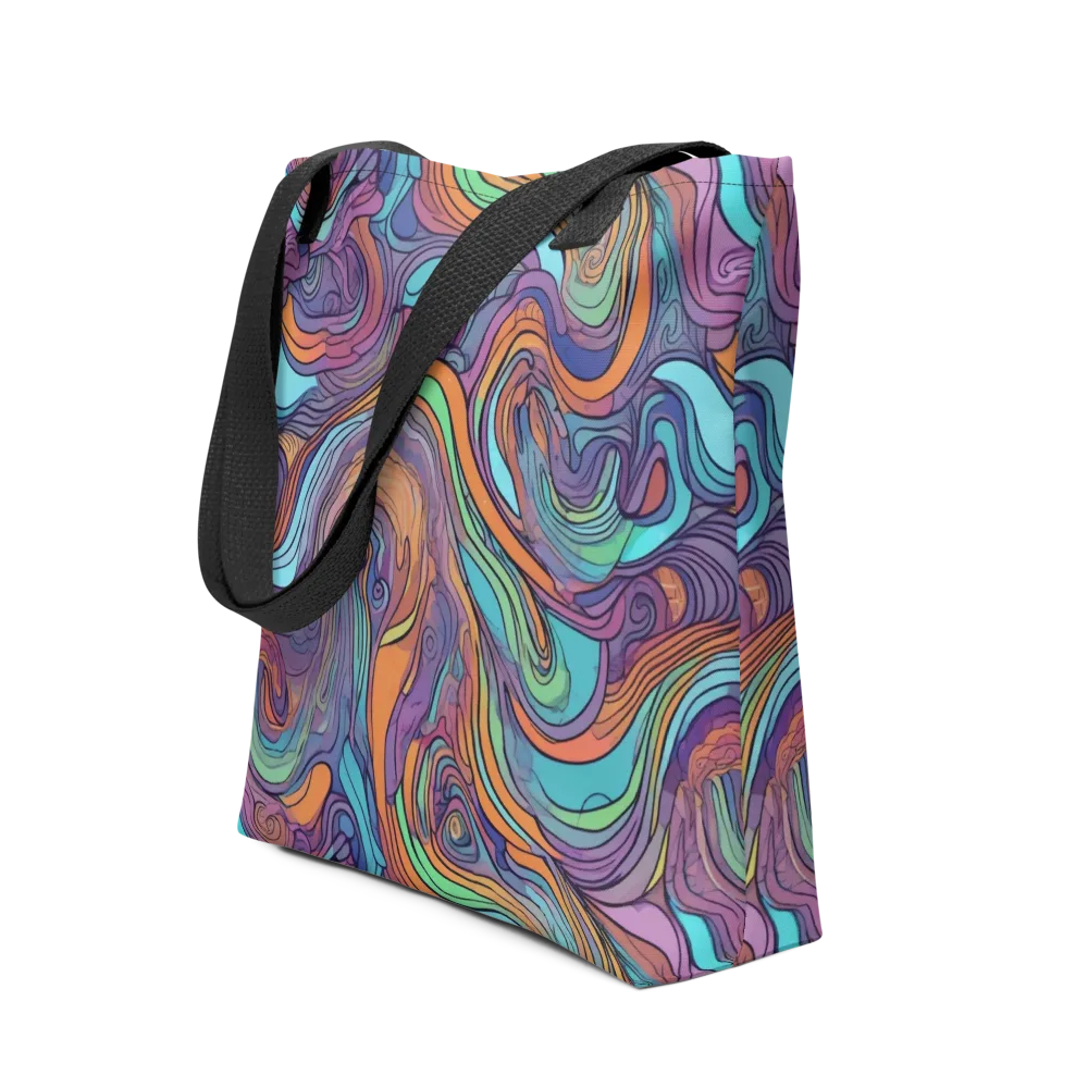 Tidal Psychedelia on Tote Bag — Front