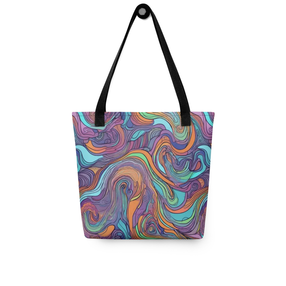 Tidal Psychedelia on Tote Bag — Front