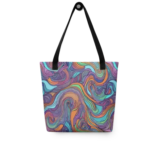 Tidal Psychedelia on a Tote Bag