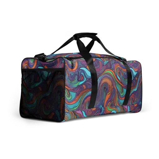 Tidal Psychedelia on a Duffle Bag