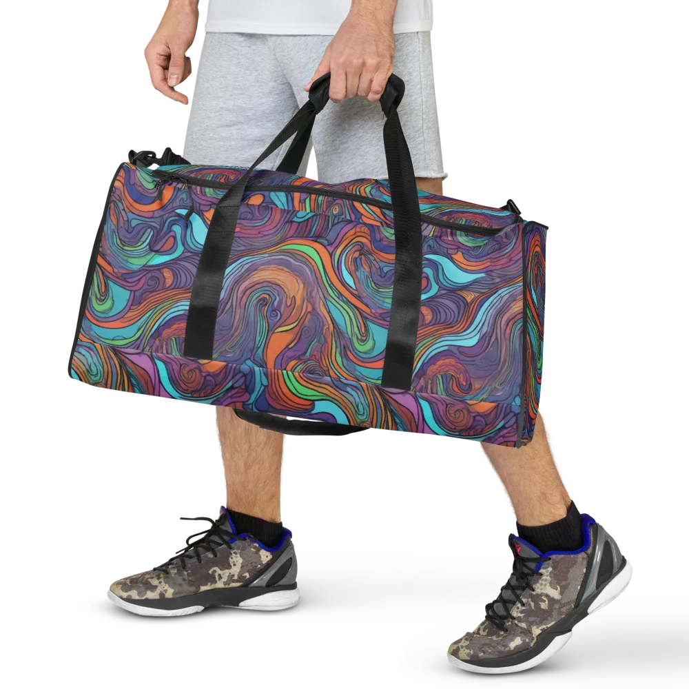 Tidal Psychedelia on Duffle Bag — Front