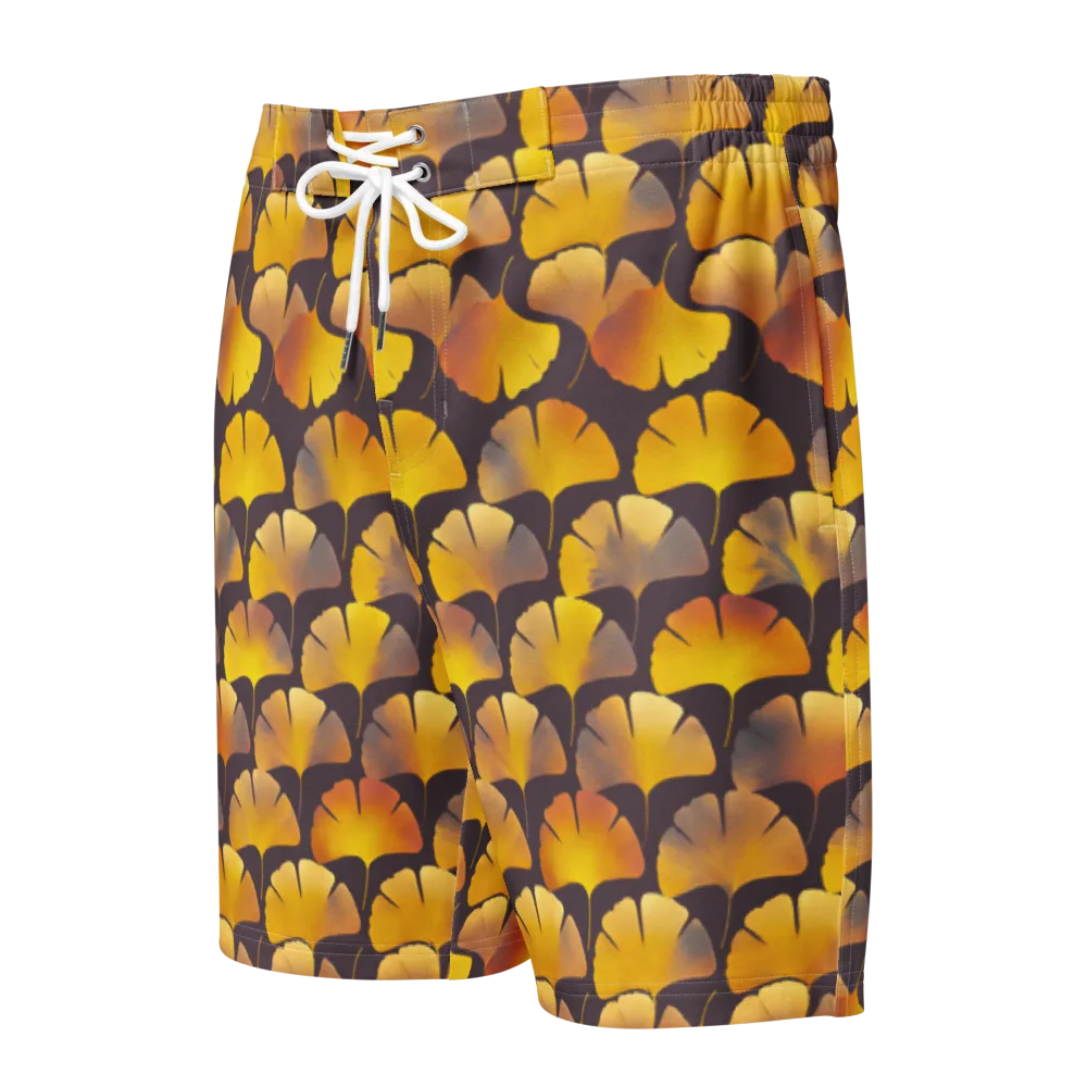 Gilded Ginkgo on Men's Board Shorts — Front