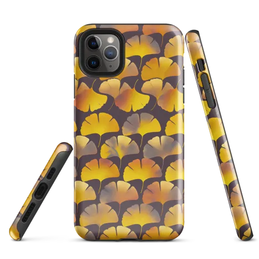 Gilded Ginkgo on a Tough Case for iPhone®