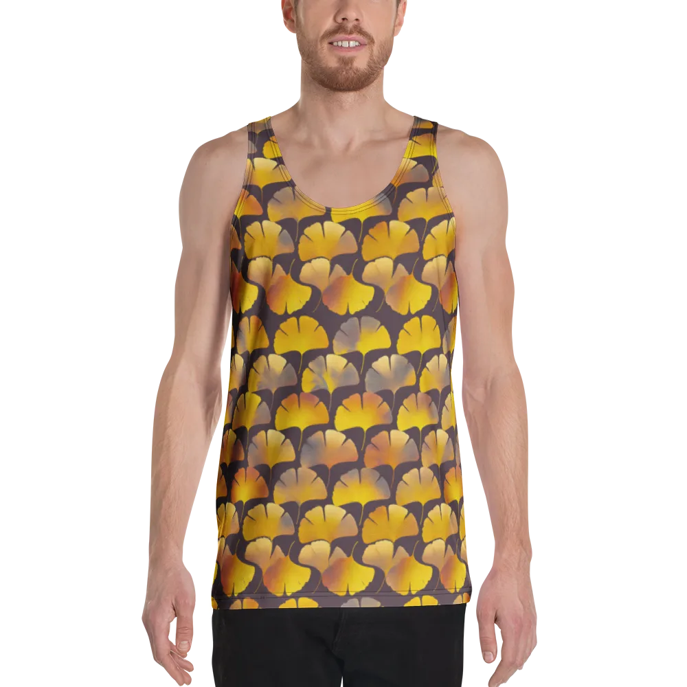 Gilded Ginkgo on Men's Tank Top — Front