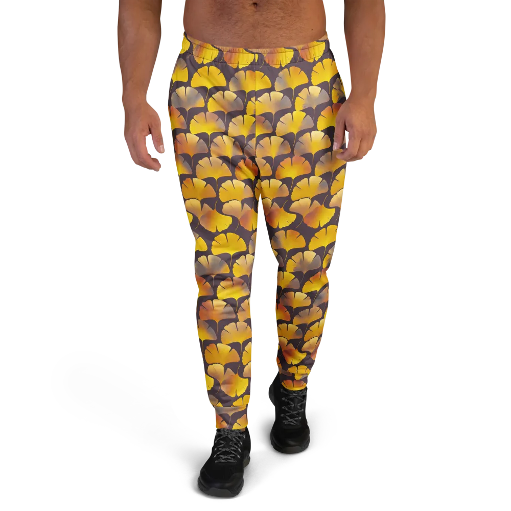 Gilded Ginkgo on Men's Joggers — Front