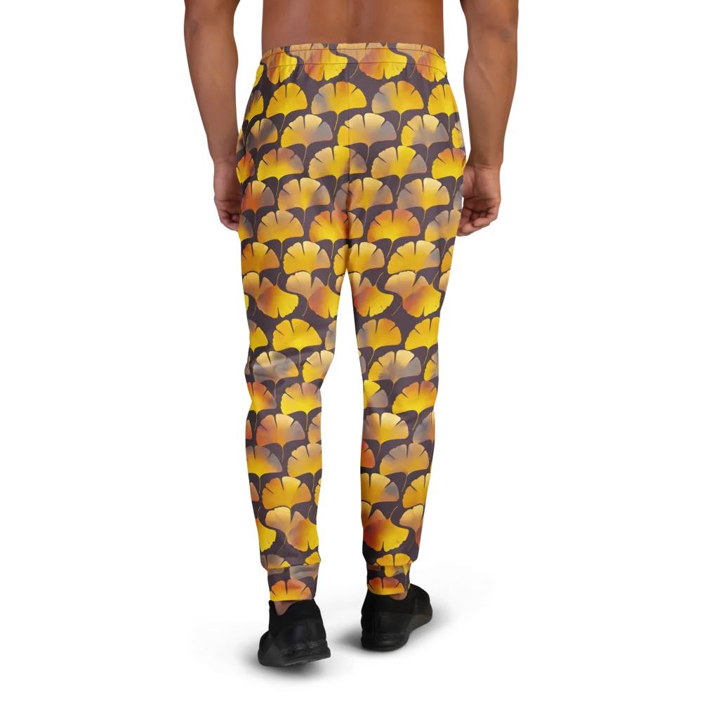 Gilded Ginkgo on Men's Joggers — Back
