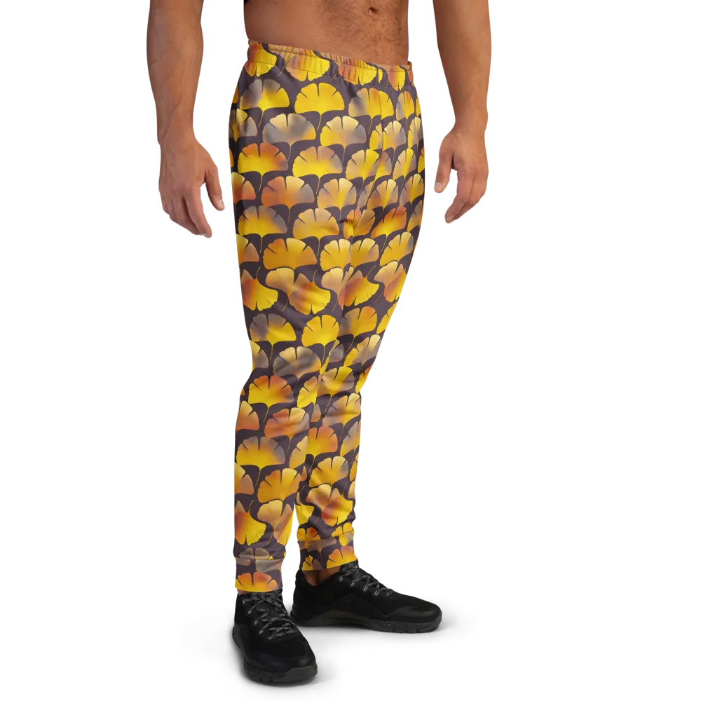 Gilded Ginkgo on Men's Joggers — Right