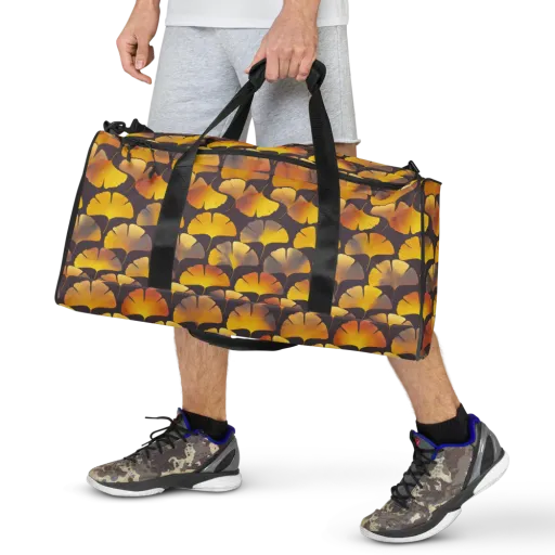 Gilded Ginkgo on a Duffle Bag
