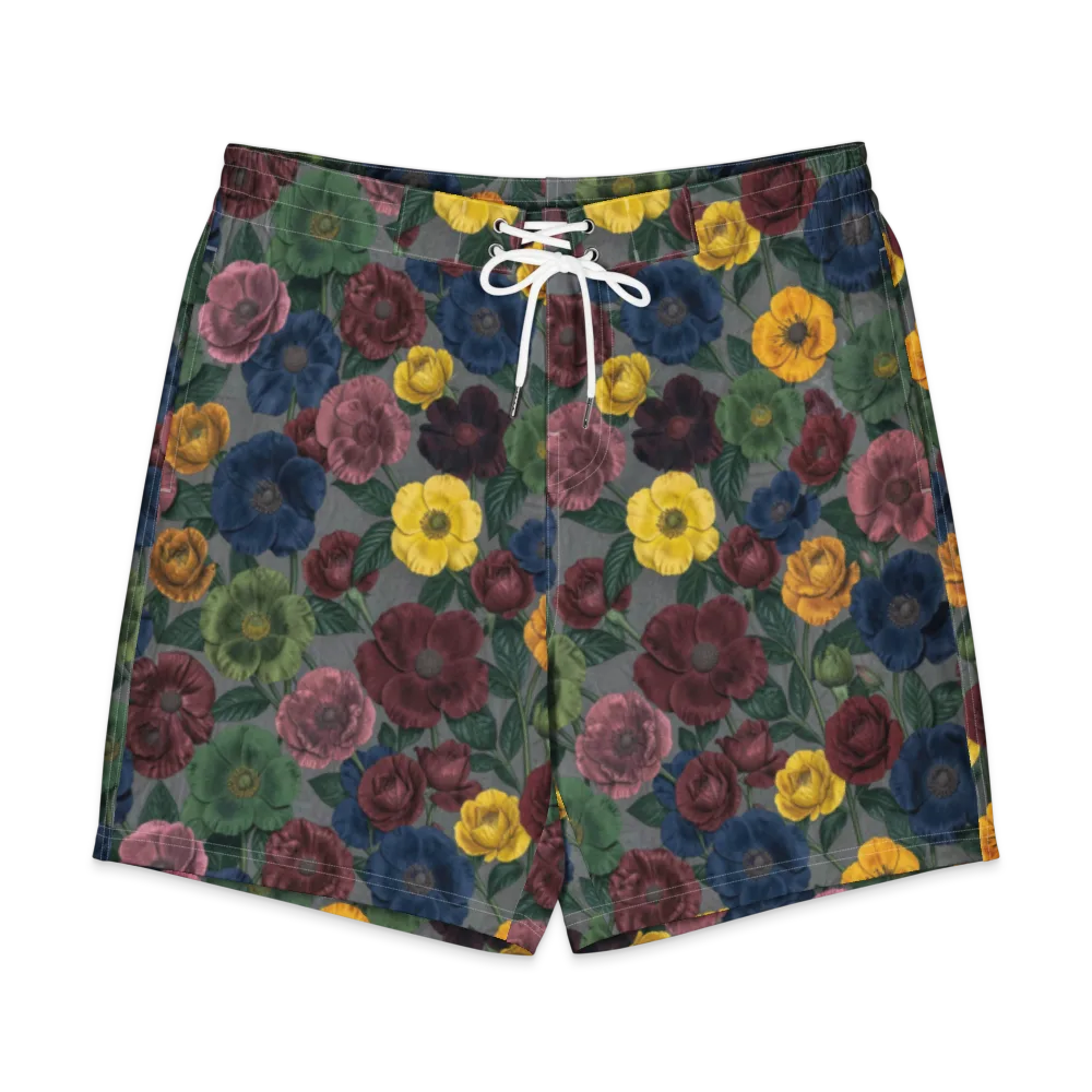 Sable Petals on Men's Board Shorts — Front
