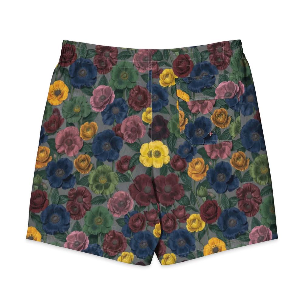 Sable Petals on Men's Board Shorts — Back