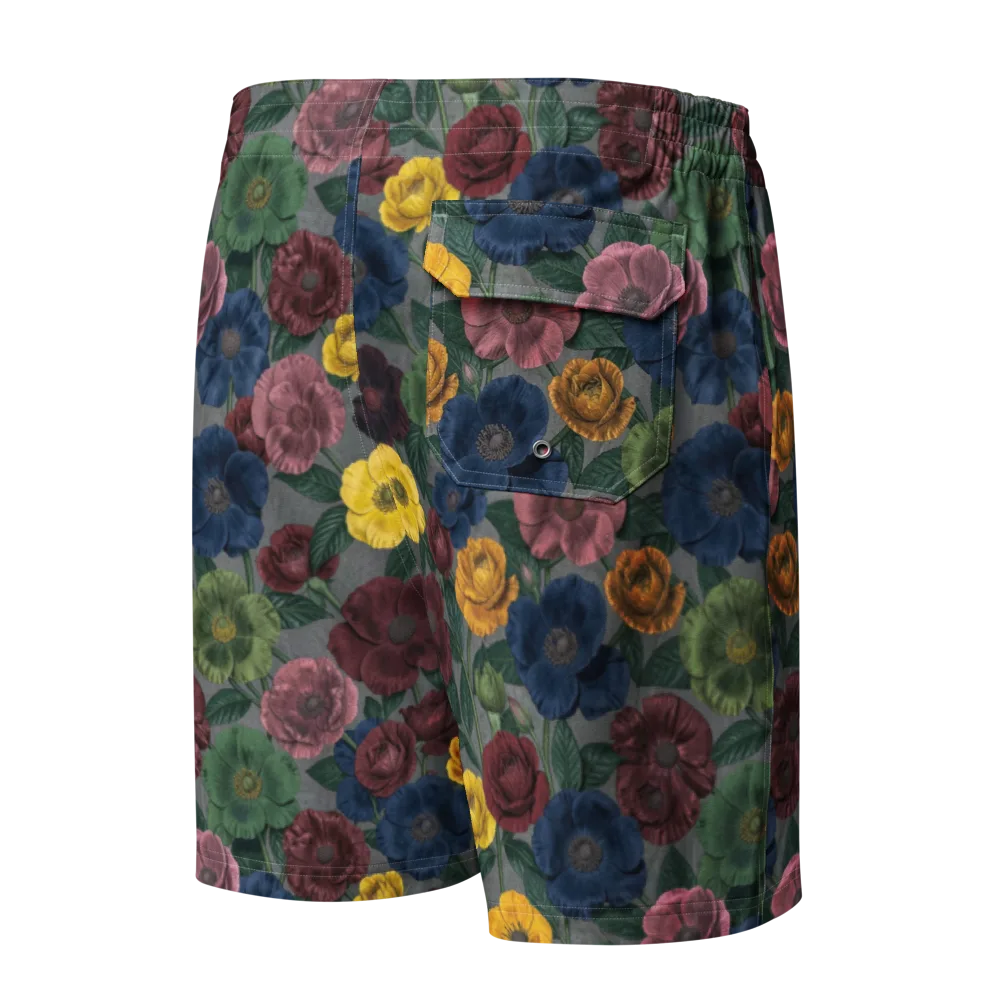 Sable Petals on Men's Board Shorts — Back