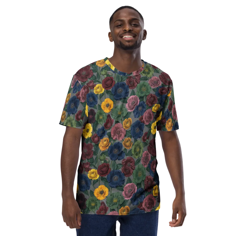 Sable Petals on Men's Crew Neck T-Shirt — Front