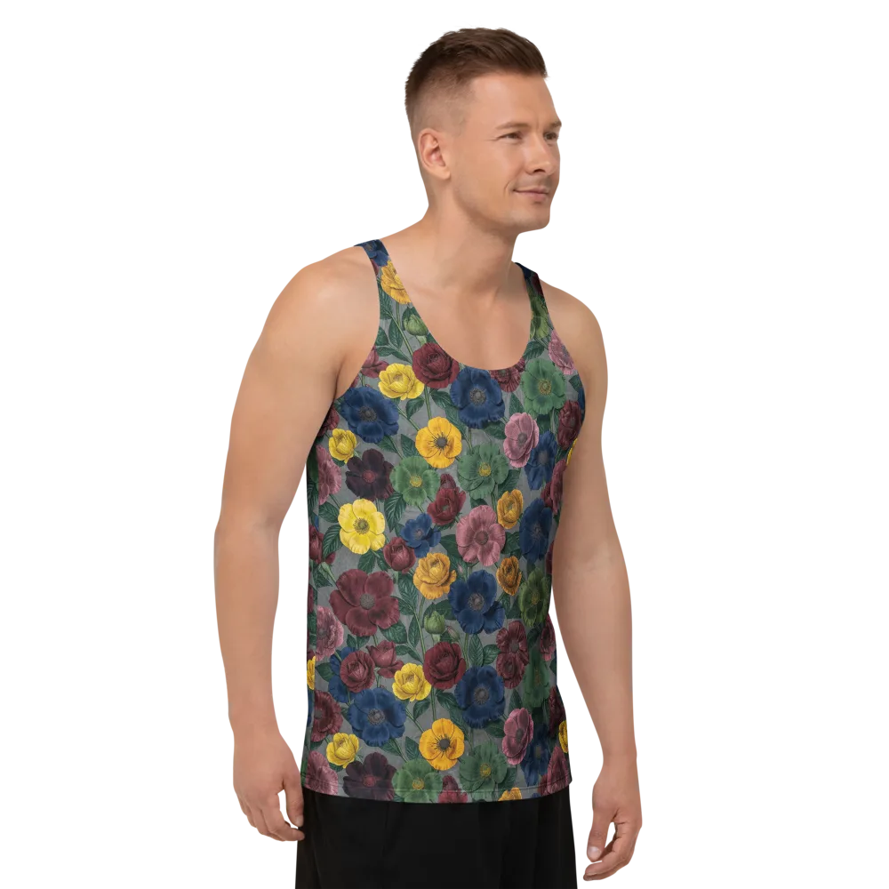 Sable Petals on Men's Tank Top — Right Front