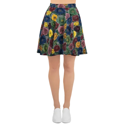 Sable Petals on a Skater Skirt