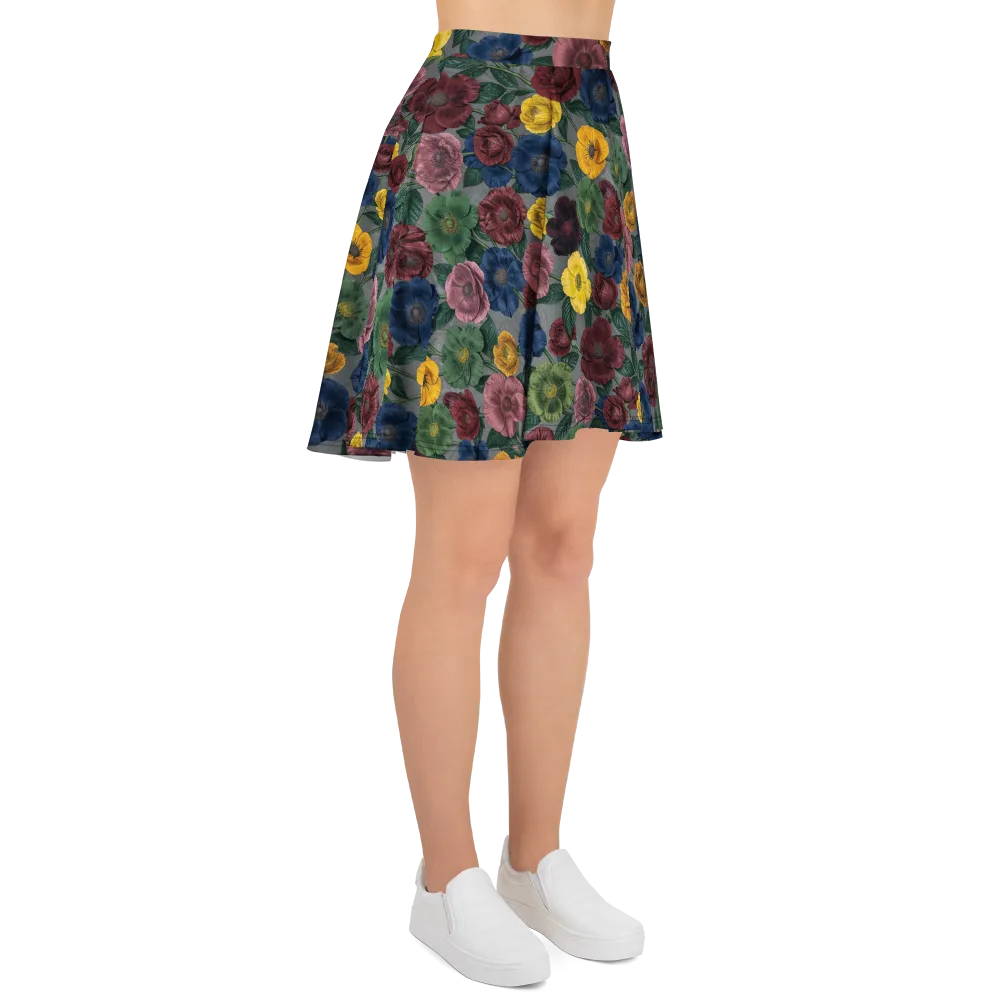 Sable Petals on Skater Skirt — Right