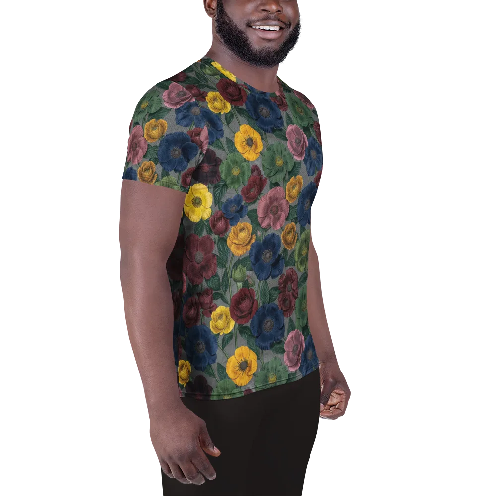 Sable Petals on Men's Athletic T-Shirt — Right