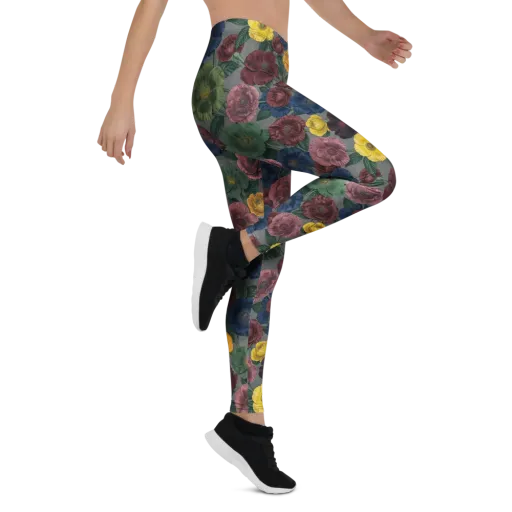 Sable Petals on a Leggings