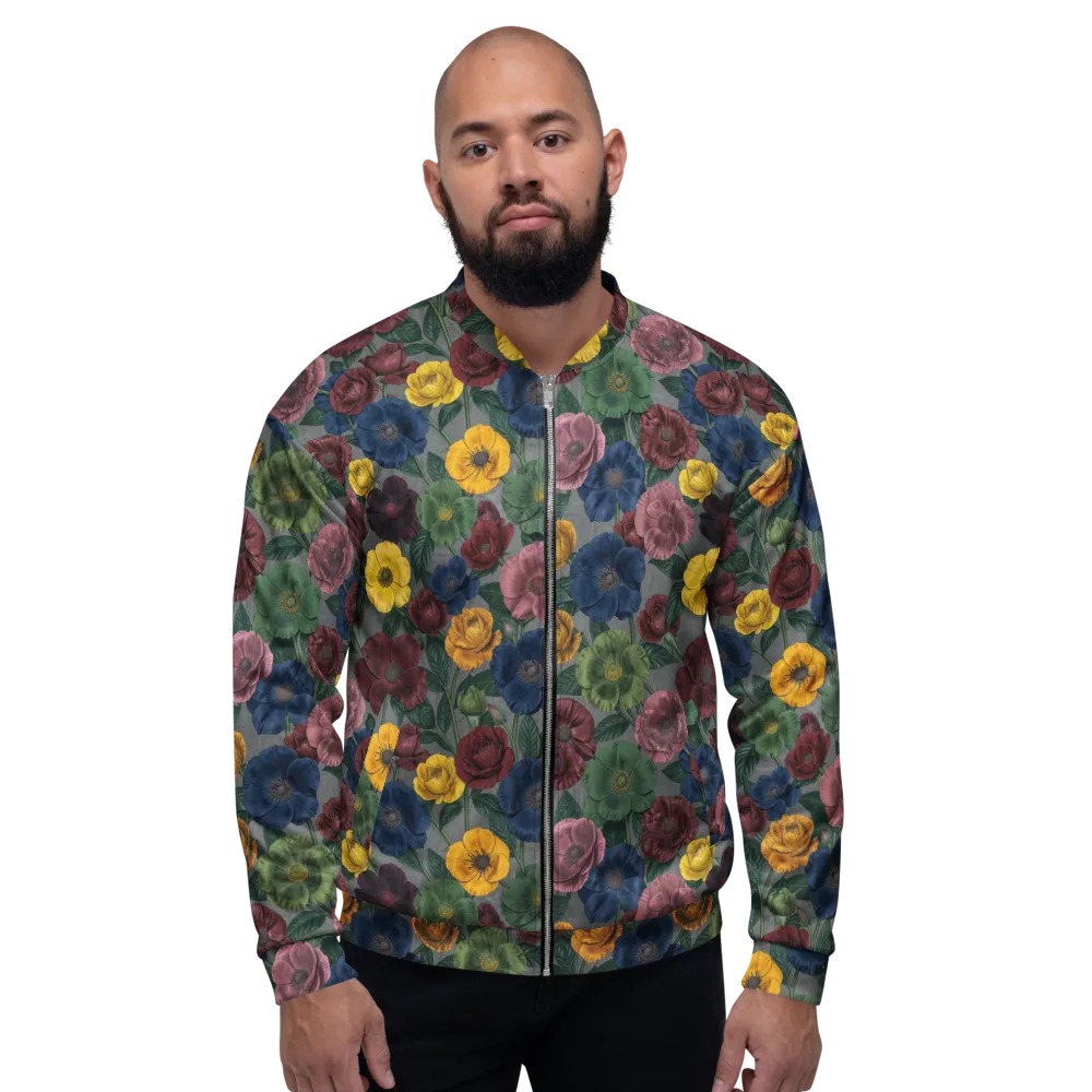 Sable Petals on Bomber Jacket — Front