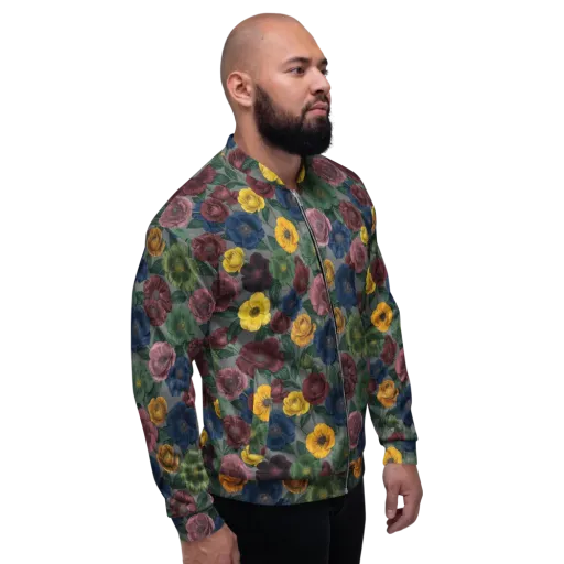 Sable Petals on a Bomber Jacket